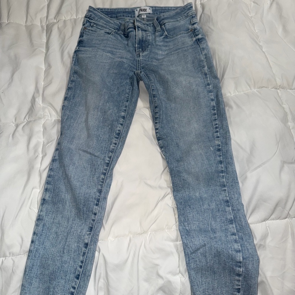 PAIGE Light Blue Skinny Jeans
